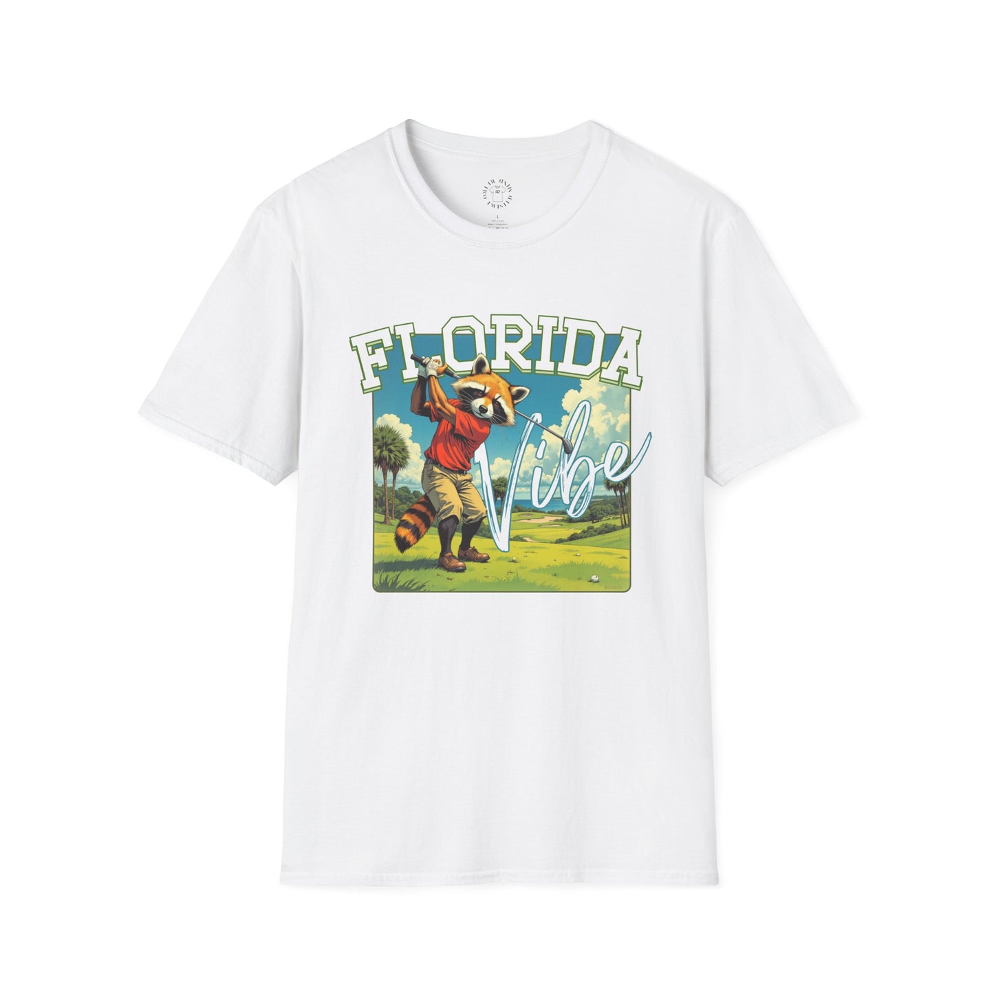 Florida Vibe Unisex Softstyle T-Shirt | Relaxed Fit Graphic Tee for Casual Days, Summer and Travel,florida,sport,golf