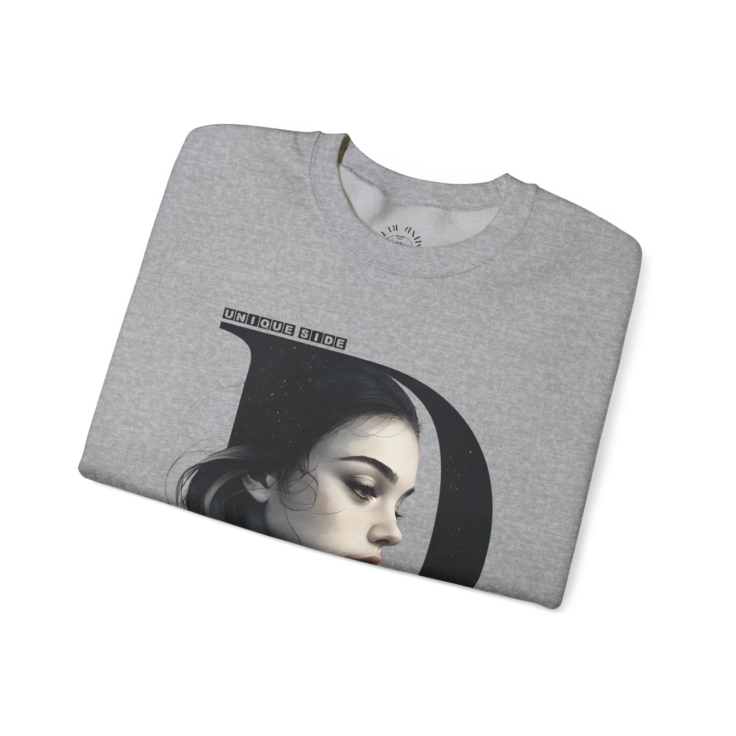 Letter D,Stylish Artistic Sweatshirt, Trendy Crewneck, Graphic Sweater, Cozy Unisex Top, Unique Gift for Art Lovers, Everyday Comfort