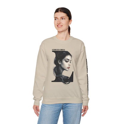 Letter L, Stylish Artistic Sweatshirt, Trendy Crewneck, Graphic Sweater, Cozy Unisex Top, Unique Gift for Art Lovers, Everyday Comfort