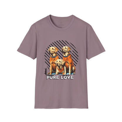 Pure Love Dogs Unisex Softstyle T-Shirt - Perfect Gift for Dog Lovers