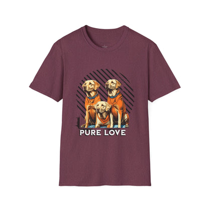 Pure Love Dogs Unisex Softstyle T-Shirt - Perfect Gift for Dog Lovers