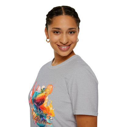 Colorful Artistic T-Shirt with Inspirational Design, Unisex Softstyle Tee, Gift for Art Lovers, Casual Wear, Birthday Gift Idea