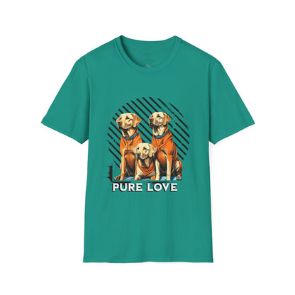 Pure Love Dogs Unisex Softstyle T-Shirt - Perfect Gift for Dog Lovers