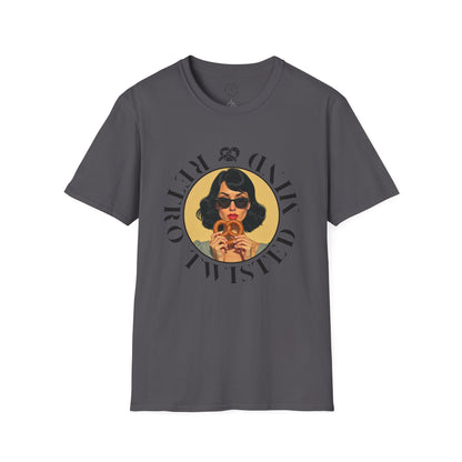 Twisted Mind, Unisex Softstyle T-Shirt - Retro Vibe Graphic Tee, twisted