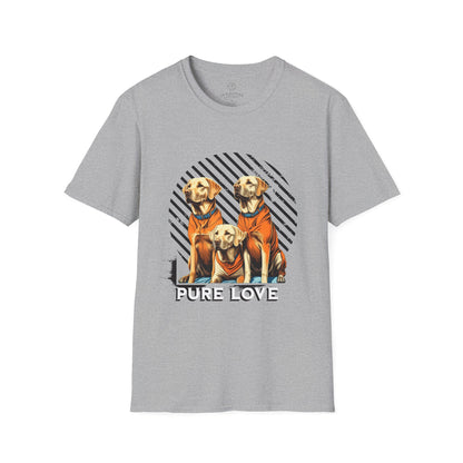 Pure Love Dogs Unisex Softstyle T-Shirt - Perfect Gift for Dog Lovers
