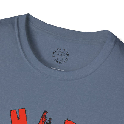 Whimsical Cow Graphic Unisex Softstyle T-Shirt - 'What bull Shhh...'