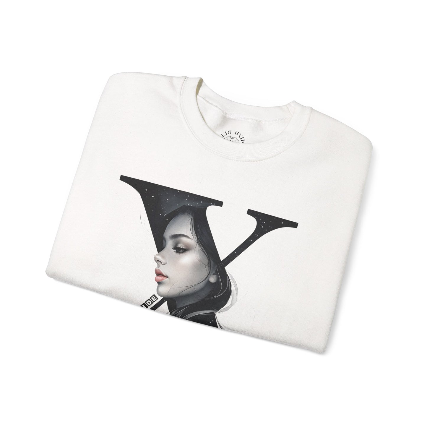 Letter X, Stylish Artistic Sweatshirt, Trendy Crewneck, Graphic Sweater, Cozy Unisex Top, Unique Gift for Art Lovers, Everyday Comfort
