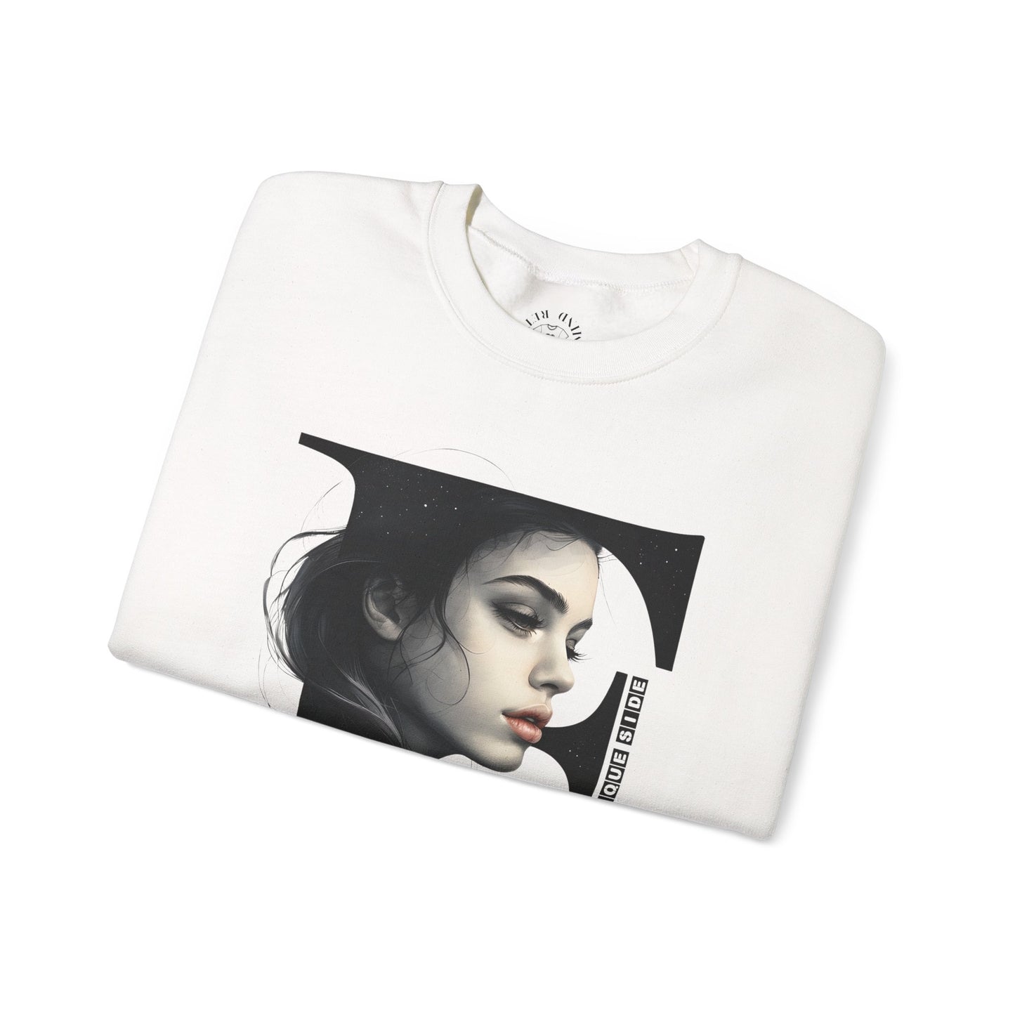 Letter F, Stylish Artistic Sweatshirt, Trendy Crewneck, Graphic Sweater, Cozy Unisex Top, Unique Gift for Art Lovers, Everyday Comfort
