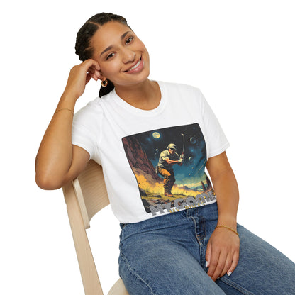My Game, My Rules Unisex Softstyle T-Shirt - Retro Space Design, golf ,sport