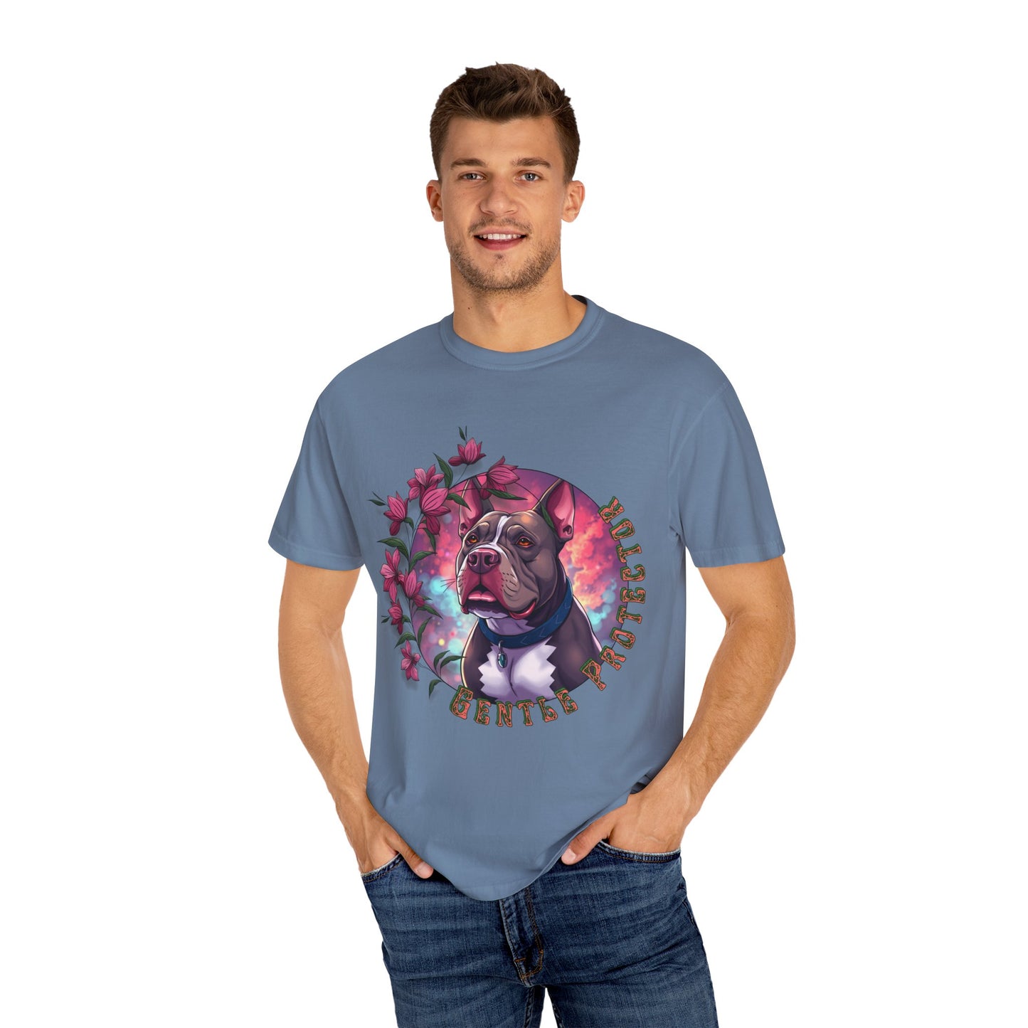 Gentle Protector T-shirt, Dog Lover Gift, Animal Rescue Tee, Pet Awareness Shirt, Mother's Day Present, Casual Everyday Wear