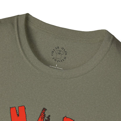 Whimsical Cow Graphic Unisex Softstyle T-Shirt - 'What bull Shhh...'