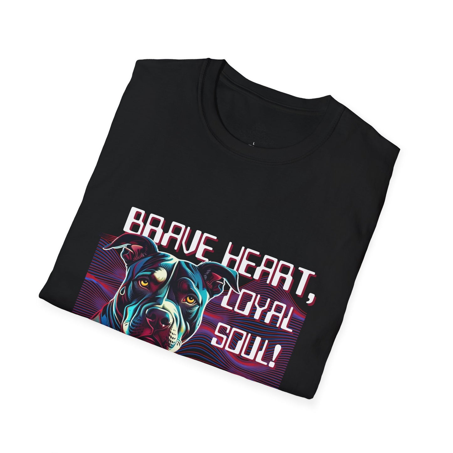 Brave Heart Dog Lover T-Shirt | Unisex Graphic Tee, Pet Memorial Shirt, Gift for Dog Owners, Dog Parent Apparel, Animal Lover Gift