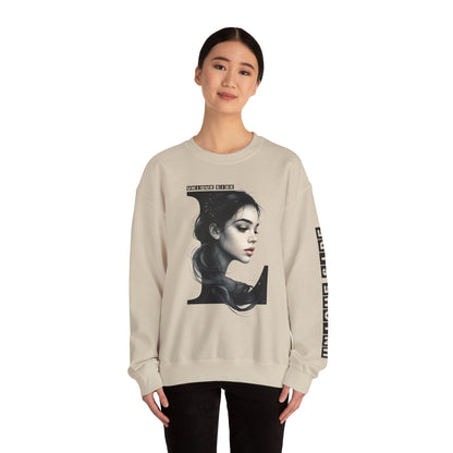 Letter L, Stylish Artistic Sweatshirt, Trendy Crewneck, Graphic Sweater, Cozy Unisex Top, Unique Gift for Art Lovers, Everyday Comfort