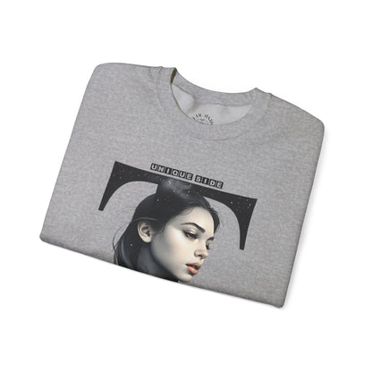 Letter T, Stylish Artistic Sweatshirt, Trendy Crewneck, Graphic Sweater, Cozy Unisex Top, Unique Gift for Art Lovers, Everyday Comfort