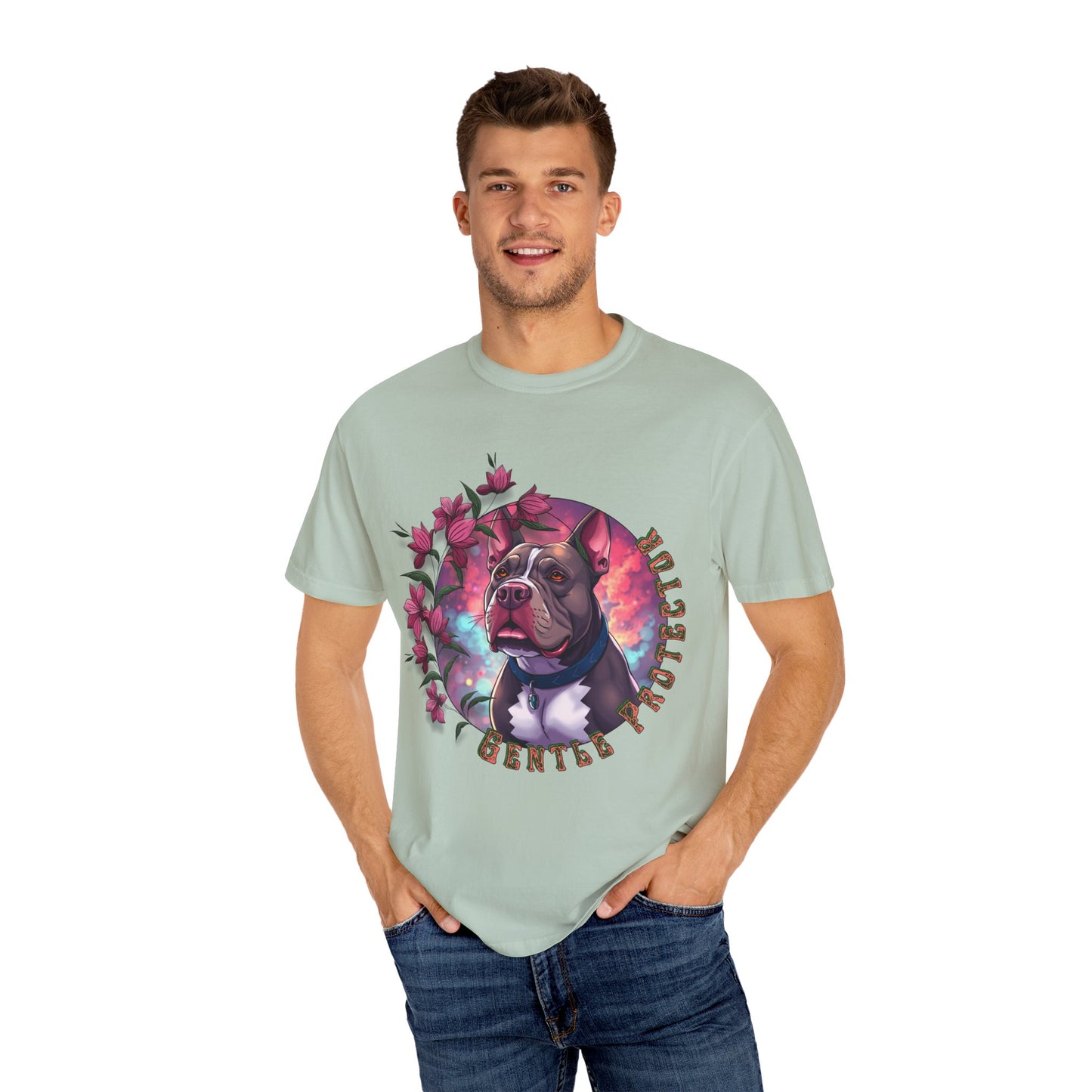 Gentle Protector T-shirt, Dog Lover Gift, Animal Rescue Tee, Pet Awareness Shirt, Mother's Day Present, Casual Everyday Wear