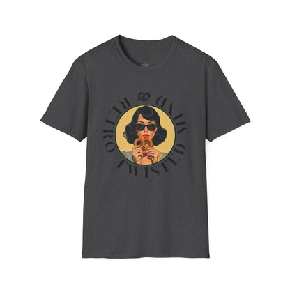 Twisted Mind, Unisex Softstyle T-Shirt - Retro Vibe Graphic Tee, twisted