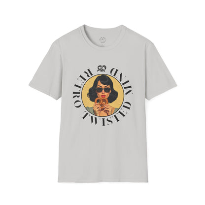 Twisted Mind, Unisex Softstyle T-Shirt - Retro Vibe Graphic Tee, twisted