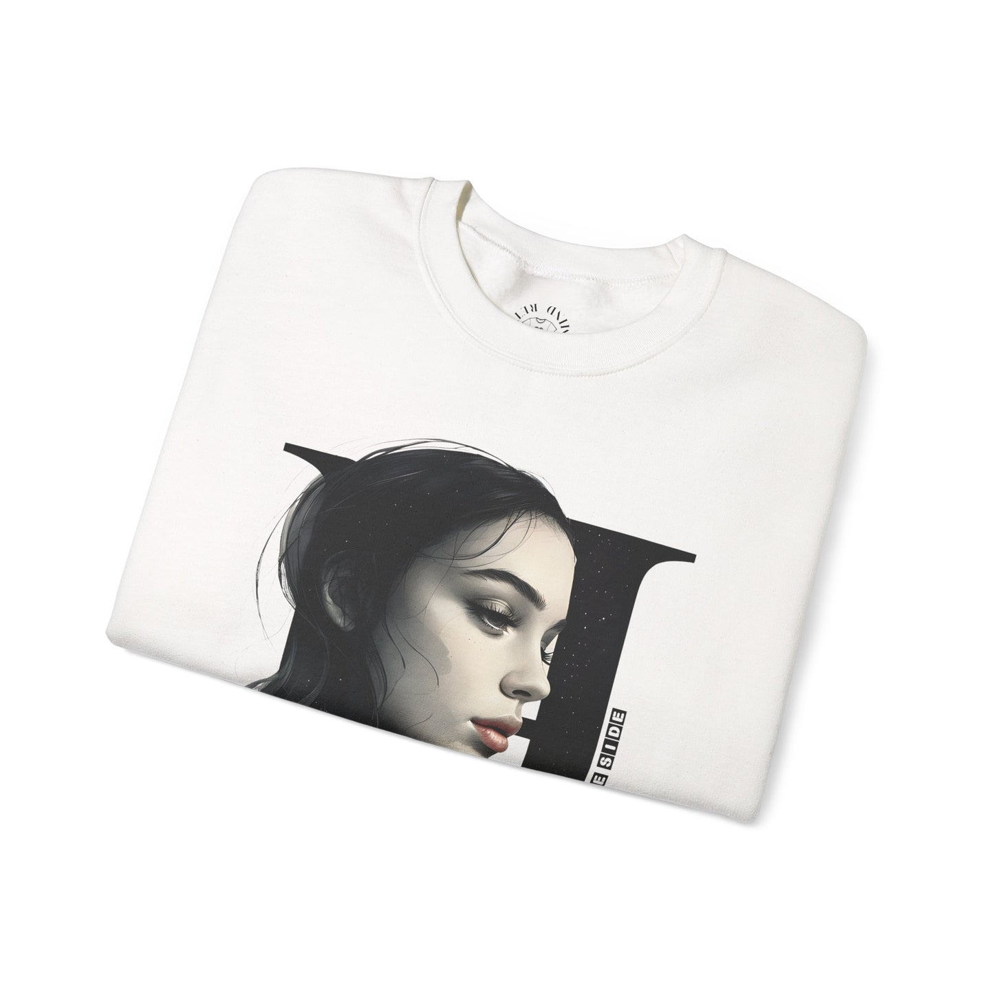 Letter H, Stylish Artistic Sweatshirt, Trendy Crewneck, Graphic Sweater, Cozy Unisex Top, Unique Gift for Art Lovers, Everyday Comfort