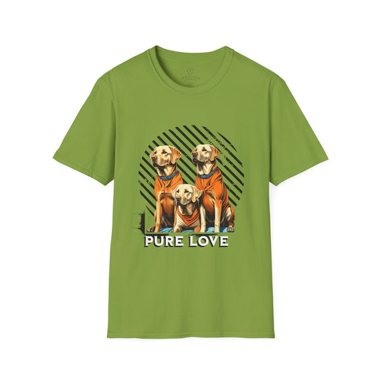Pure Love Dogs Unisex Softstyle T-Shirt - Perfect Gift for Dog Lovers