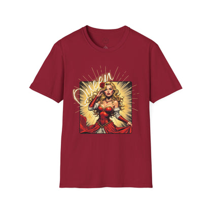 Empowered Women Unisex Softstyle T-Shirt - Bold & Confident Design, queen. girl