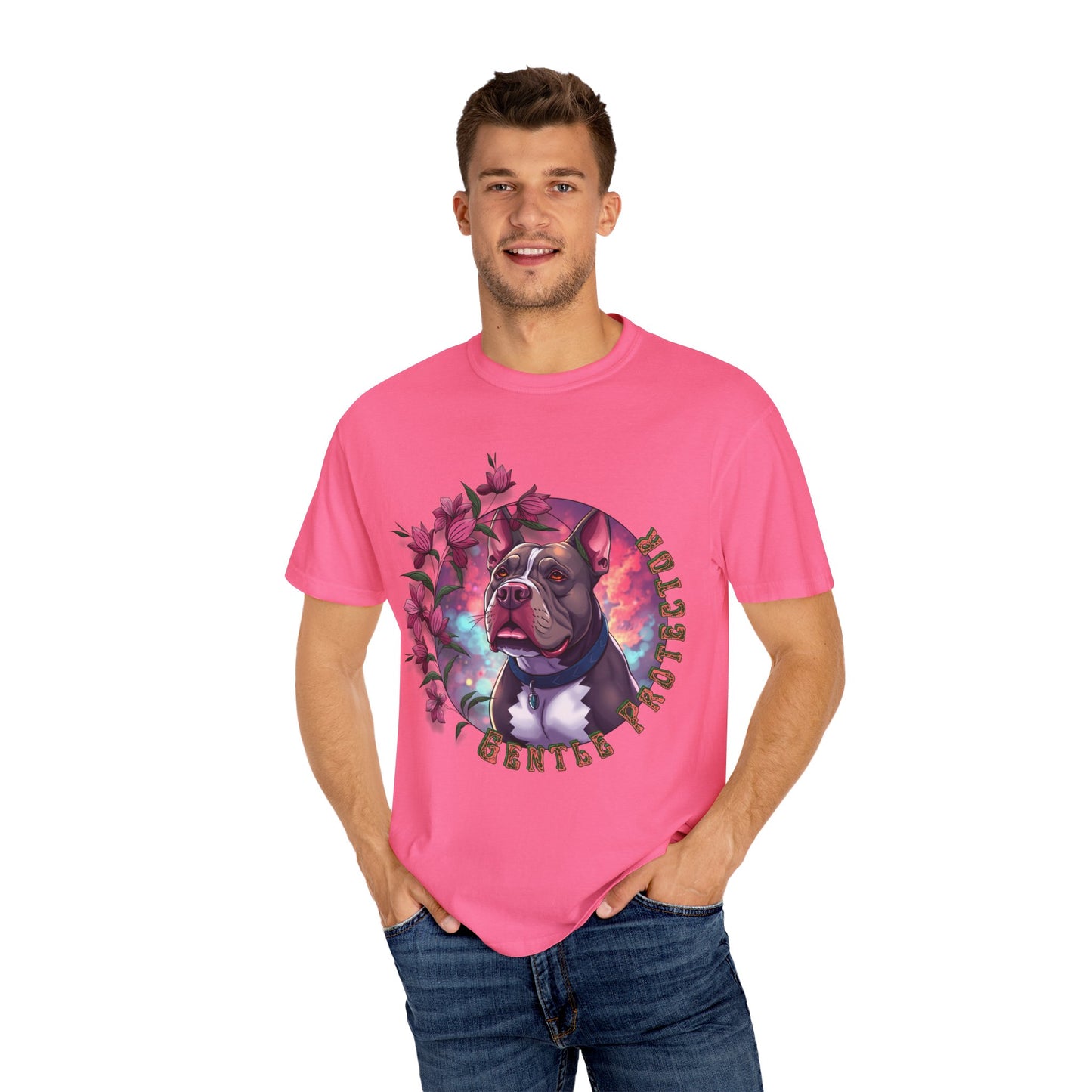 Gentle Protector T-shirt, Dog Lover Gift, Animal Rescue Tee, Pet Awareness Shirt, Mother's Day Present, Casual Everyday Wear