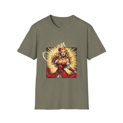 Empowered Women Unisex Softstyle T-Shirt - Bold & Confident Design, queen. girl