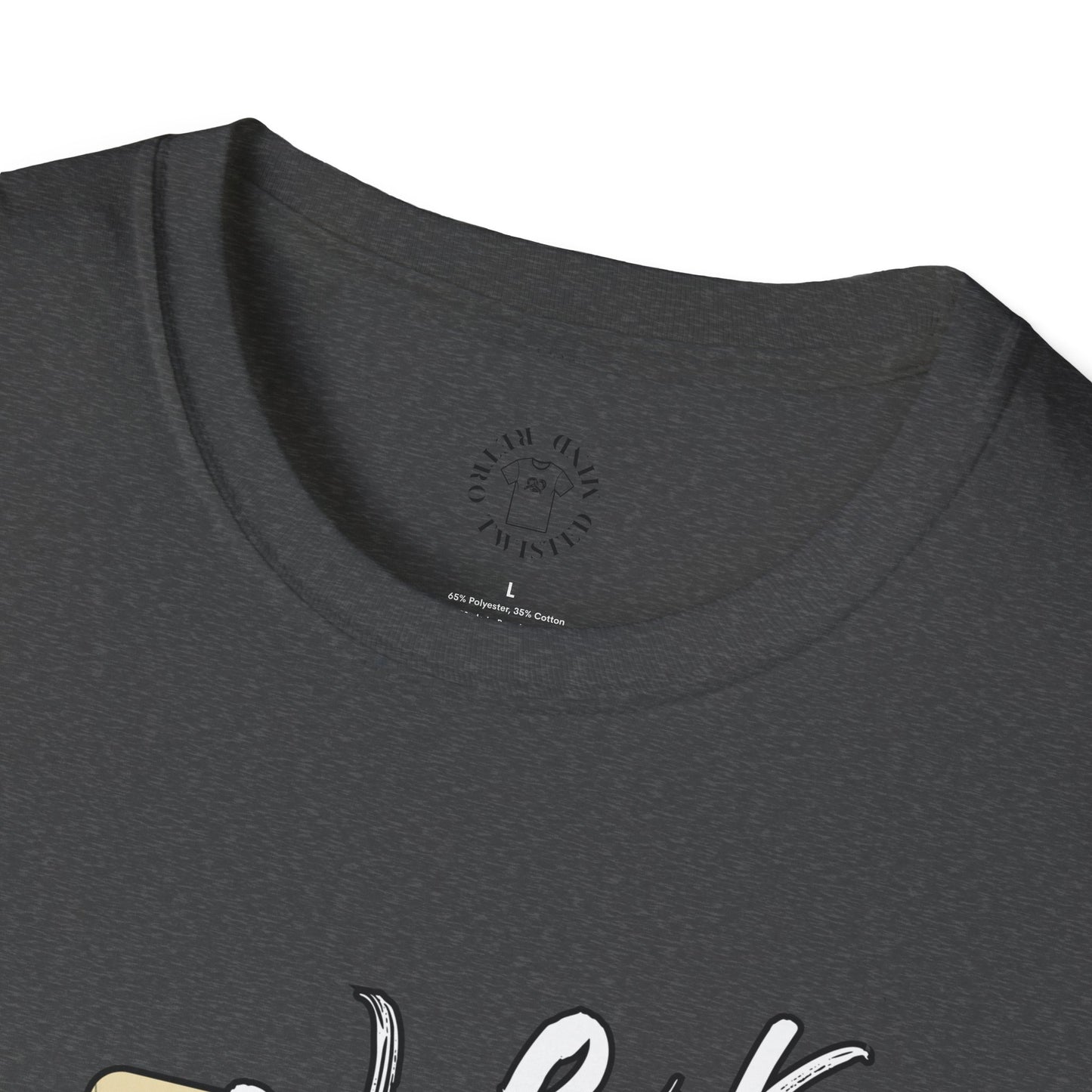 Never Slow Down Motorcycle T-Shirt - Unisex Softstyle Graphic Tee,biker, scull ,twisted