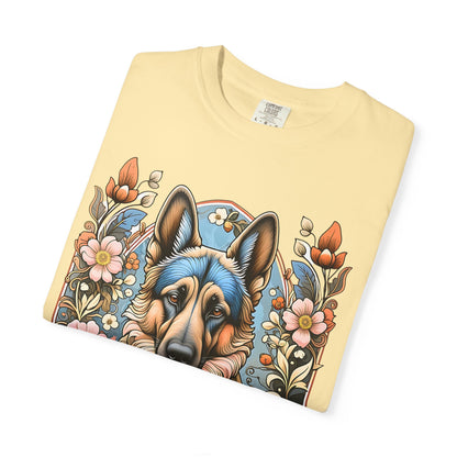 Pure Love German Shepherd T-Shirt – Unisex Garment-Dyed Tee for Dog Lovers