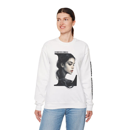 Letter L, Stylish Artistic Sweatshirt, Trendy Crewneck, Graphic Sweater, Cozy Unisex Top, Unique Gift for Art Lovers, Everyday Comfort