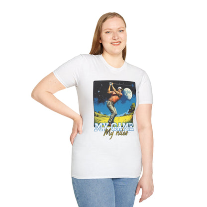 My Game My Rules,Unisex Softstyle T-Shirt,sport