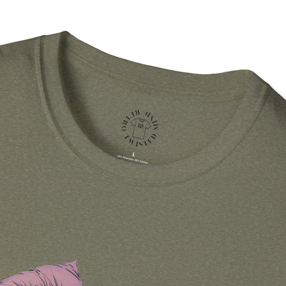 Follow your dream,Go Back to Bed Unisex Softstyle T-Shirt - Sleepy Vibe Tee,