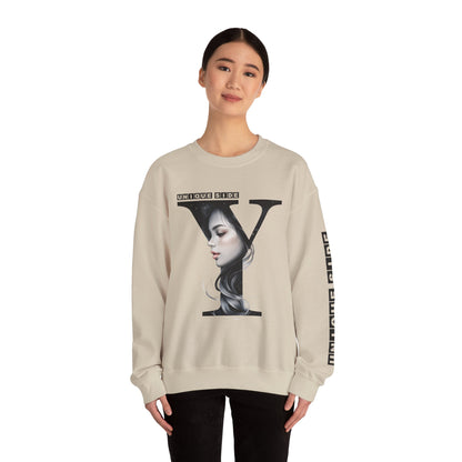Letter Y, Stylish Artistic Sweatshirt, Trendy Crewneck, Graphic Sweater, Cozy Unisex Top, Unique Gift for Art Lovers, Everyday Comfort