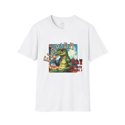 Florida Alligator Unisex Softstyle T-Shirt - Retro Vibe Casual Tee,vacation ,florida,