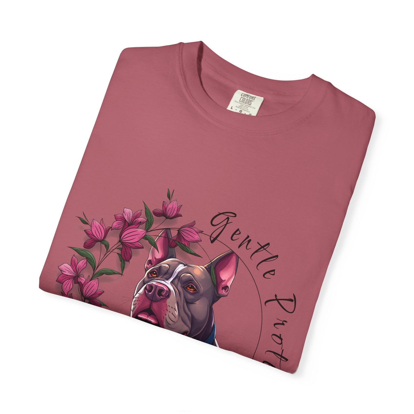 Gentle Protector Dog T-Shirt, Animal Lover Gift, Pet Memorial Tee, Casual Wear, Gift for Dog Owners, Nature T-Shirt