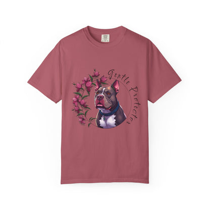 Gentle Protector Dog T-Shirt, Animal Lover Gift, Pet Memorial Tee, Casual Wear, Gift for Dog Owners, Nature T-Shirt