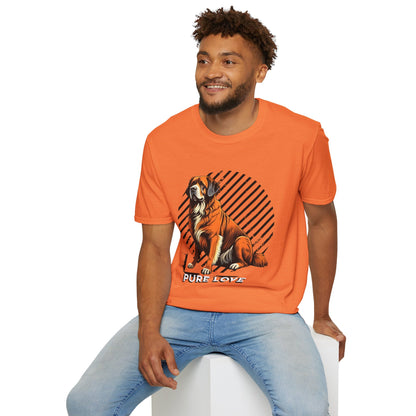 Pure Love Dog T-Shirt - Unisex Softstyle Pet Lover Tee