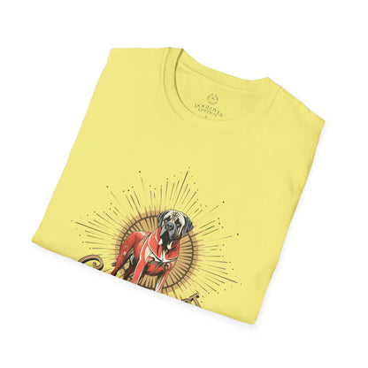Golden Heart Unisex Softstyle T-Shirt - Perfect Gift for Dog Lovers