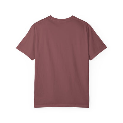 Cute French Bulldog Coffee T-Shirt - Unisex Garment-Dyed Tee