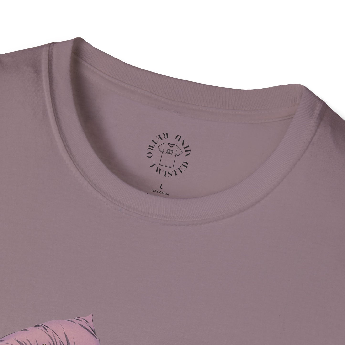 Follow your dream,Go Back to Bed Unisex Softstyle T-Shirt - Sleepy Vibe Tee,