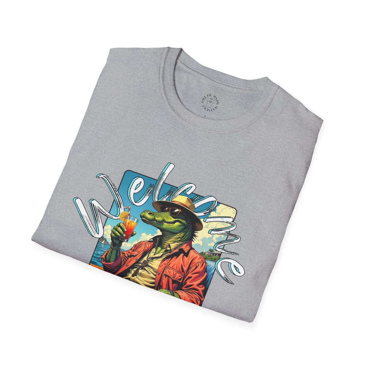 Welcome to Florida Graphic Unisex Softstyle T-Shirt, florida,gator