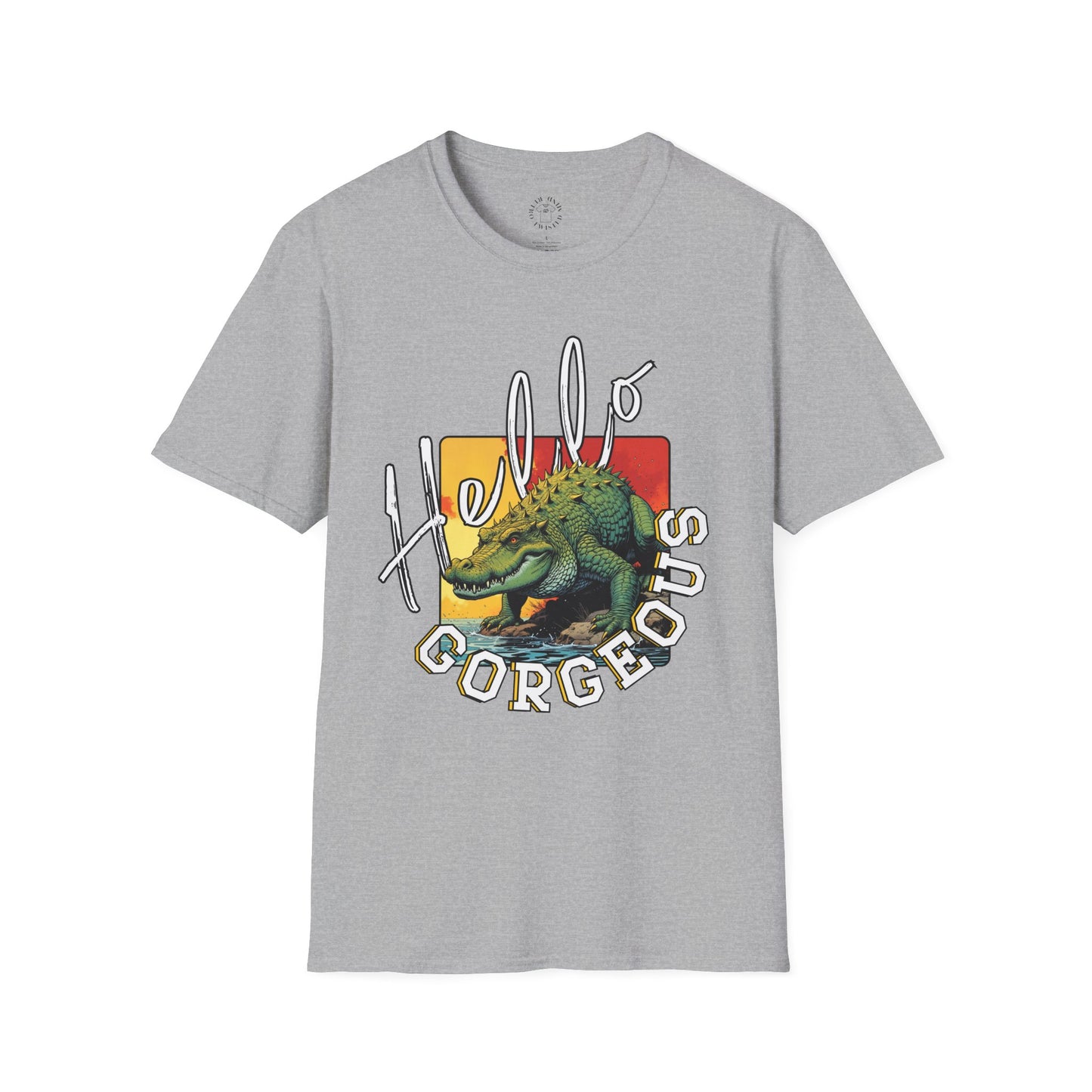 Hello Gorgeous Unisex Softstyle T-Shirt – Fun and Casual Graphic Tee,florida,gator,
