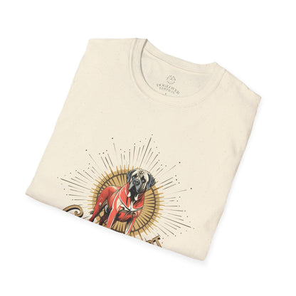 Golden Heart Unisex Softstyle T-Shirt - Perfect Gift for Dog Lovers