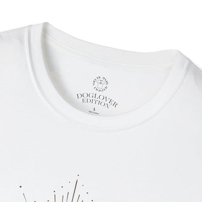 Golden Heart Unisex Softstyle T-Shirt - Perfect Gift for Dog Lovers