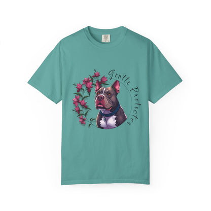 Gentle Protector Dog T-Shirt, Animal Lover Gift, Pet Memorial Tee, Casual Wear, Gift for Dog Owners, Nature T-Shirt