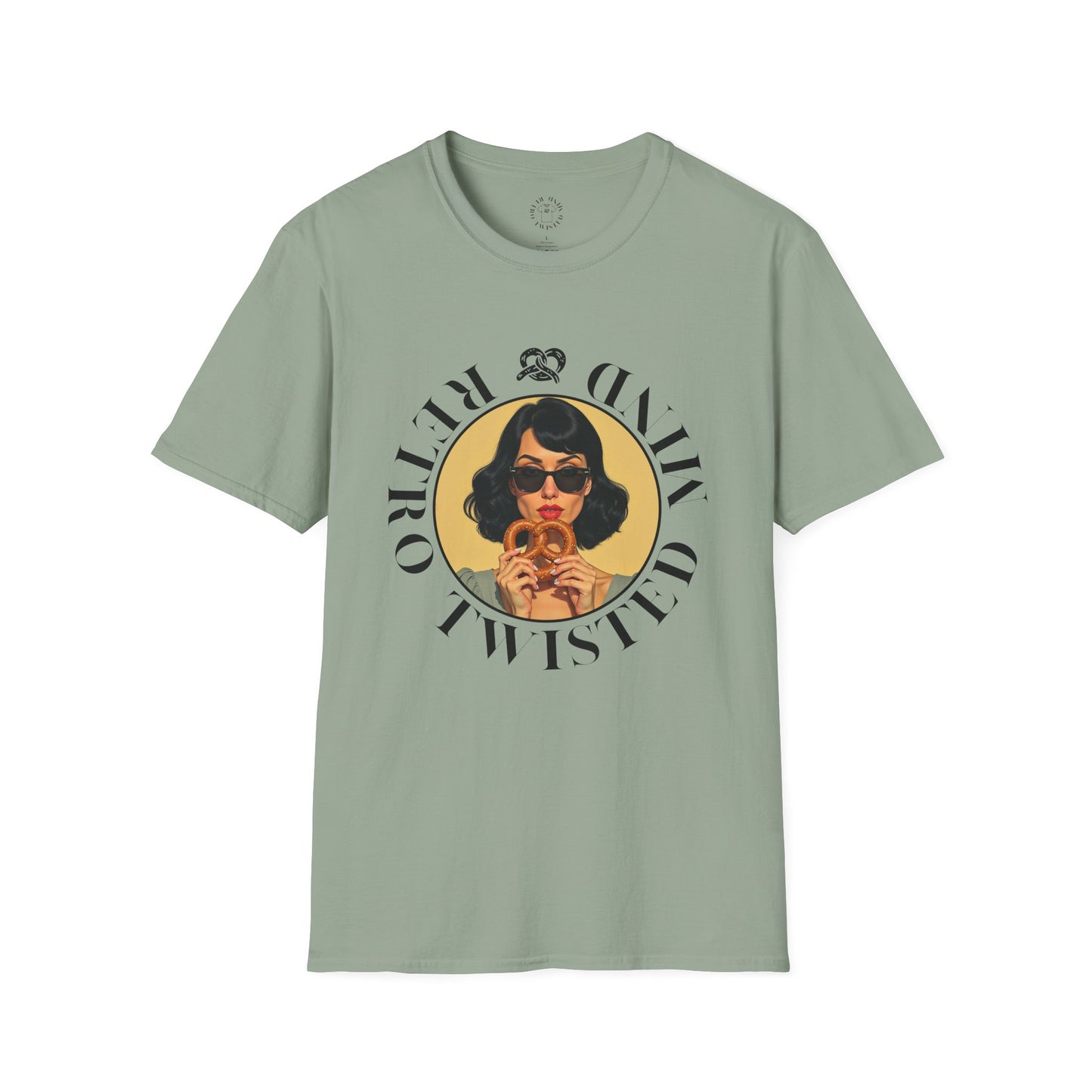 Twisted Mind, Unisex Softstyle T-Shirt - Retro Vibe Graphic Tee, twisted