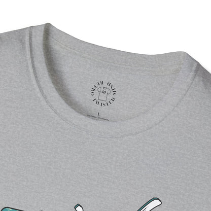 Florida Vibe Unisex Softstyle T-Shirt - Casual Beachwear Tee, manatee