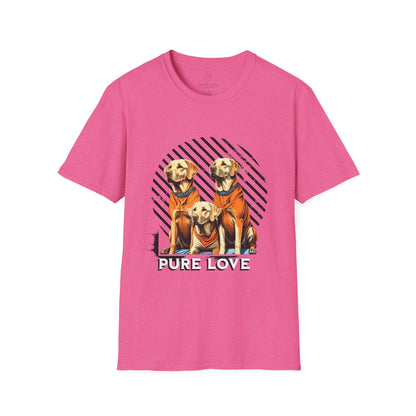 Pure Love Dogs Unisex Softstyle T-Shirt - Perfect Gift for Dog Lovers