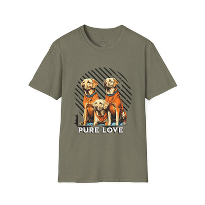 Pure Love Dogs Unisex Softstyle T-Shirt - Perfect Gift for Dog Lovers