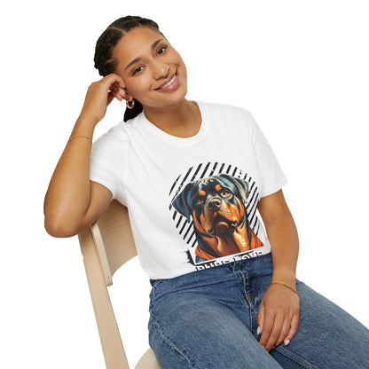 Pure Love Rottweiler Unisex Softstyle T-Shirt