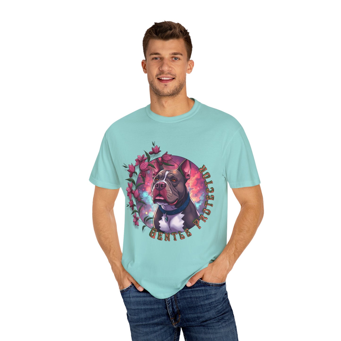 Gentle Protector T-shirt, Dog Lover Gift, Animal Rescue Tee, Pet Awareness Shirt, Mother's Day Present, Casual Everyday Wear